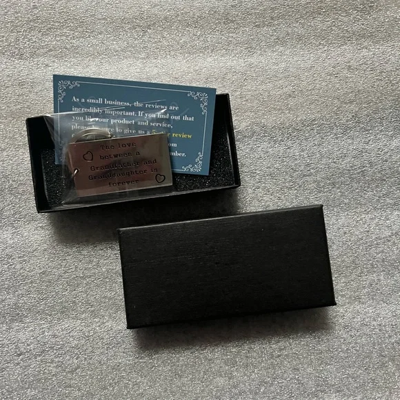 Grandpa Gift from Granddaughter - Stainless Steel Keychain Jewelry - Picture 5 of 7